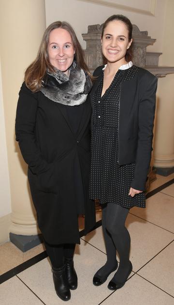 Jenny Armstrong and Michaela Hogan pictured at the official opening event of Dublin Chinese New Year Festival 2019 at The Hugh Lane Gallery sponsored by Kildare Village. Dublin Chinese New Year Festival runs until 17th February for more see www.dublinchinesenewyear.com 

Pic Brian McEvoy
