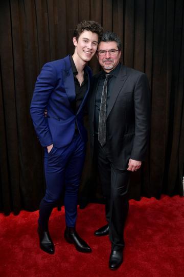 LOS ANGELES, CA - FEBRUARY 10:  (L-R) Shawn Mendes and Manuel Mendes attends the 61st Annual GRAMMY Awards at Staples Center on February 10, 2019 in Los Angeles, California.  (Photo by Neilson Barnard/Getty Images for The Recording Academy)
