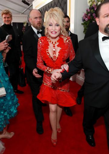 LOS ANGELES, CA - FEBRUARY 10:  Dolly Parton attends the 61st Annual GRAMMY Awards at Staples Center on February 10, 2019 in Los Angeles, California.  (Photo by Rich Fury/Getty Images for The Recording Academy)