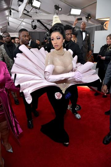 LOS ANGELES, CA - FEBRUARY 10:  Cardi B attends the 61st Annual GRAMMY Awards at Staples Center on February 10, 2019 in Los Angeles, California.  (Photo by Neilson Barnard/Getty Images for The Recording Academy)