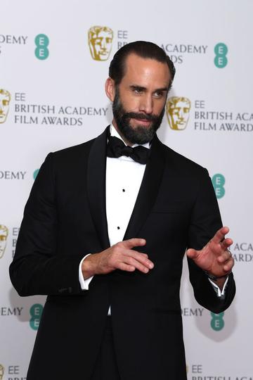 LONDON, ENGLAND - FEBRUARY 10:  Joseph Fiennes poses in the press room during the EE British Academy Film Awards at Royal Albert Hall on February 10, 2019 in London, England. (Photo by Pascal Le Segretain/Getty Images)