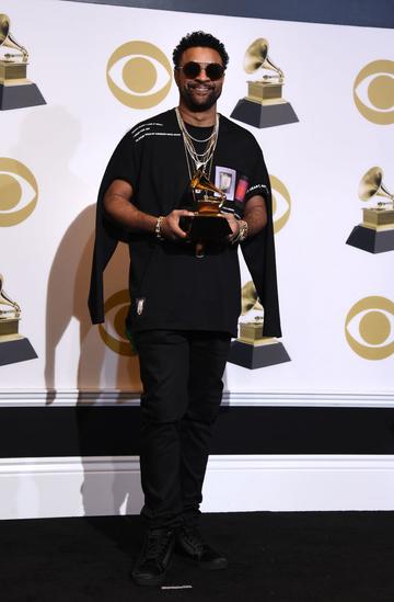 LOS ANGELES, CALIFORNIA - FEBRUARY 10: Shaggy, winner of Best Reggae Album for '44/876' (with Sting), poses in the press room during the 61st Annual GRAMMY Awards at Staples Center on February 10, 2019 in Los Angeles, California. (Photo by Amanda Edwards/Getty Images)