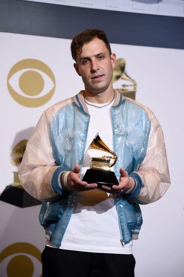 LOS ANGELES, CALIFORNIA - FEBRUARY 10: Cole M. Greif-Neill, winner of Best Engineered Album, Non-Classical for 'Colors', poses in the press room during the 61st Annual GRAMMY Awards at Staples Center on February 10, 2019 in Los Angeles, California. (Photo by Amanda Edwards/Getty Images)
