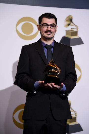 LOS ANGELES, CALIFORNIA - FEBRUARY 10: Julian Burg, winner of Best Engineered Album, Non-Classical for 'Colors', poses in the press room during the 61st Annual GRAMMY Awards at Staples Center on February 10, 2019 in Los Angeles, California. (Photo by Amanda Edwards/Getty Images)