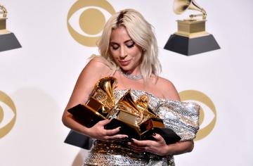 LOS ANGELES, CA - FEBRUARY 10:  Lady Gaga poses in the press room during the 61st Annual GRAMMY Awards at Staples Center on February 10, 2019 in Los Angeles, California.  (Photo by Alberto E. Rodriguez/Getty Images for The Recording Academy)