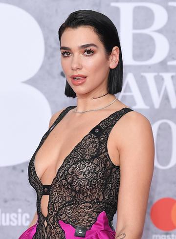 Dua Lipa attends The BRIT Awards 2019 held at The O2 Arena on February 20, 2019 in London. (Photo by: WireImage)