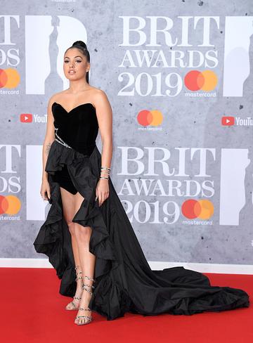Mabel attends The BRIT Awards 2019 held at The O2 Arena on February 20, 2019 in London. (Photo by: WireImage)