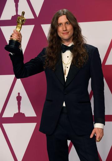 HOLLYWOOD, CALIFORNIA - FEBRUARY 24: Composer Ludwig Goransson, winner Best Original Score for "Black Panther," poses in the press room during the 91st Annual Academy Awards at Hollywood and Highland on February 24, 2019 in Hollywood, California. (Photo by Frazer Harrison/Getty Images)
