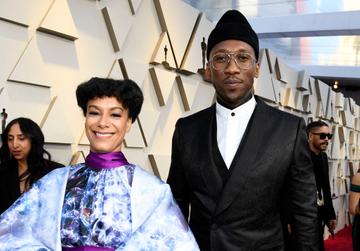 Mahershala Ali (R) and Amatus Sami-Karim attend the 91st Annual Academy Awards on February 24, 2019 in Hollywood, California. (Photo by Kevork Djansezian/Getty Images)