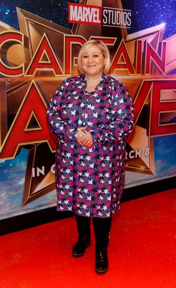 Carmel Breheny pictured at a special preview screening of CAPTAIN MARVEL in Cineworld Dublin. Picture by: Andres Poveda