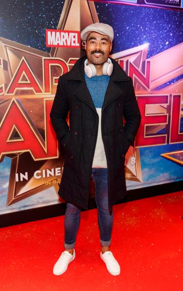 Luke Thomas pictured at a special preview screening of CAPTAIN MARVEL in Cineworld Dublin. Picture by: Andres Poveda
