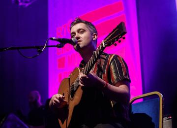 Conor O'Brien of Villagers pictured at the RTÉ Choice Music Prize Live Event in Vicar Street, Dublin.