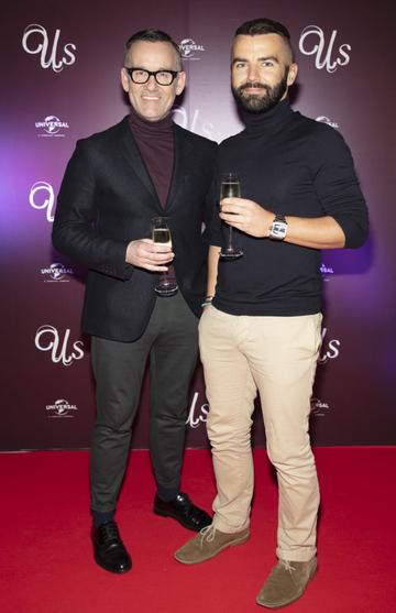 Brendan Courtney & Adam Maryniak pictured at an exclusive first look of Jordan Peele’s Us at The Stella Theatre, Ranelagh. Photo: Anthony Woods.