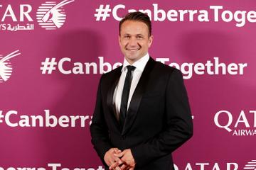 Matt Doran arrives at the Qatar Airways Canberra Launch gala dinner on February 13, 2018 in Canberra, Australia.  (Photo by Lisa Maree Williams/Getty Images for Qatar Airways)