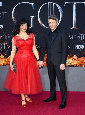 NEW YORK, NEW YORK - APRIL 03: Camille O'Sullivan and Aidan Gillen attend the "Game Of Thrones" Season 8 Premiere on April 03, 2019 in New York City. (Photo by Dimitrios Kambouris/Getty Images)