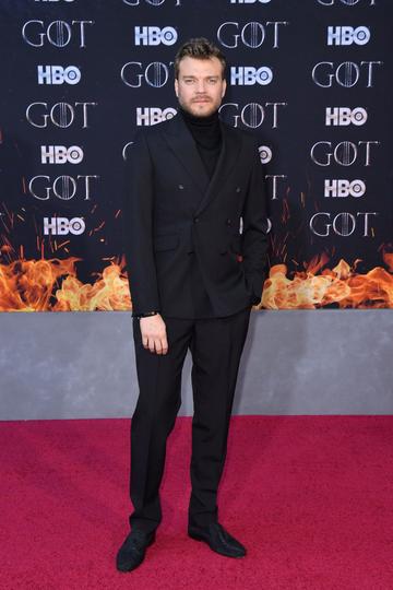 Danish actor Pilou Asbæk arrives for the "Game of Thrones" eighth and final season premiere at Radio City Music Hall on April 3, 2019 in New York city. (Photo by Angela Weiss / AFP)        (Photo credit should read ANGELA WEISS/AFP/Getty Images)