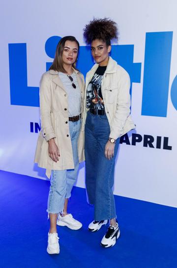 Megan Wren and Aby Coulabily pictured at a special preview screening of Little at Odeon Point Square, Dublin. Little, starring Girls Trip Regina Hall hits cinemas across Ireland this Friday April 12th. Picture Andres Poveda