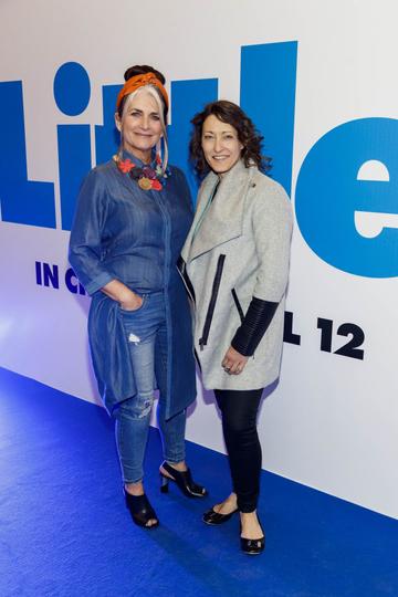 Cathy O'Connor and Jeannie Wenham pictured at a special preview screening of Little at Odeon Point Square, Dublin. Little, starring Girls Trip Regina Hall hits cinemas across Ireland this Friday April 12th. Picture Andres Poveda