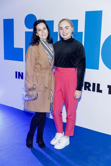 Bevin Maguire and Emily Flemming pictured at a special preview screening of Little at Odeon Point Square, Dublin. Little, starring Girls Trip Regina Hall hits cinemas across Ireland this Friday April 12th. Picture Andres Poveda