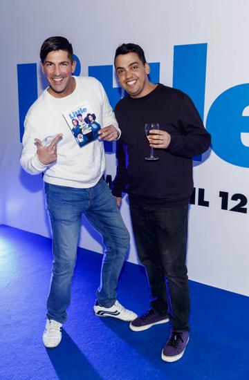 Issac Macias and Antonio Delgado pictured at a special preview screening of Little at Odeon Point Square, Dublin. Little, starring Girls Trip Regina Hall hits cinemas across Ireland this Friday April 12th. Picture Andres Poveda