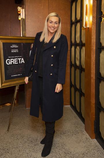 Tracy Clifford pictured at a special preview screening of GRETA at The Stella Theatre, Ranelagh. GRETA, directed by Academy Award®-winner Neil Jordan and starring Chloë Grace Moretz and Isabelle Huppert, hits cinemas across Ireland this Thursday 18th April. Photo: Anthony Woods