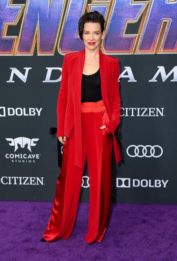 Canadian actress Evangeline Lilly arrives for the World premiere of Marvel Studios' "Avengers: Endgame" at the Los Angeles Convention Center on April 22, 2019 in Los Angeles. (Photo by VALERIE MACON/ AFP/ Getty Images)