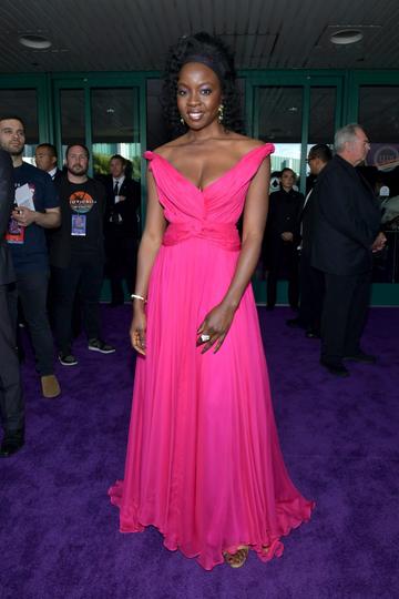 Danai Gurira attends the world premiere of Walt Disney Studios Motion Pictures "Avengers: Endgame" at the Los Angeles Convention Center on April 22, 2019 in Los Angeles, California.  (Photo by Amy Sussman/Getty Images)