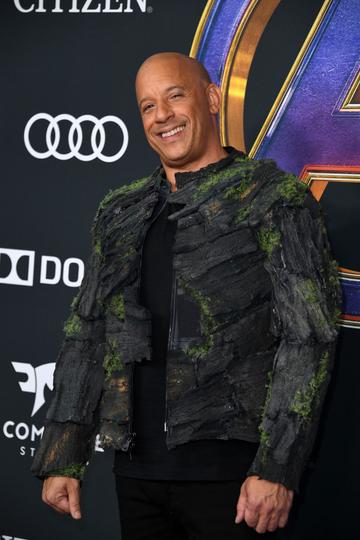 US actor Vin Diesel arrives for the World premiere of Marvel Studios' "Avengers: Endgame" at the Los Angeles Convention Center on April 22, 2019 in Los Angeles. (Photo by VALERIE MACON/AFP/Getty Images)