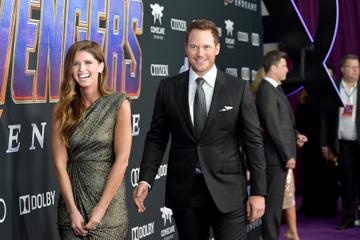 Katherine Schwarzenegger and Chris Pratt attend the world premiere of Walt Disney Studios Motion Pictures "Avengers: Endgame" at the Los Angeles Convention Center on April 22, 2019 in Los Angeles, California.  (Photo by Amy Sussman/Getty Images)