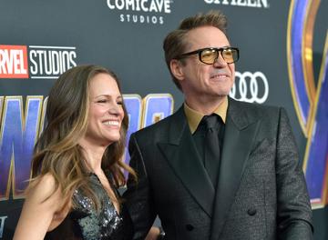 Susan Downey and Robert Downey Jr. attend the world premiere of Walt Disney Studios Motion Pictures "Avengers: Endgame" at the Los Angeles Convention Center on April 22, 2019 in Los Angeles, California.  (Photo by Amy Sussman/Getty Images)