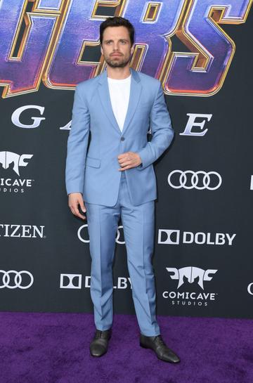 Romanian/US actor Sebastian Stan arrives for the World premiere of Marvel Studios' "Avengers: Endgame" at the Los Angeles Convention Center on April 22, 2019 in Los Angeles. (Photo by VALERIE MACON/AFP/Getty Images)