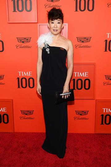 Sandra Oh attends the TIME 100 Gala Red Carpet at Jazz at Lincoln Center on April 23, 2019 in New York City. (Photo by Dimitrios Kambouris/Getty Images for TIME)