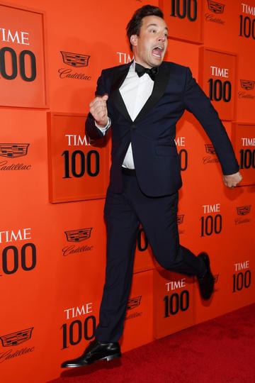 Jimmy Fallon attends the TIME 100 Gala Red Carpet at Jazz at Lincoln Center on April 23, 2019 in New York City. (Photo by Dimitrios Kambouris/Getty Images for TIME)