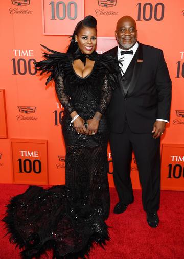 Sheena Meade and Desmond Meade attend the TIME 100 Gala Red Carpet at Jazz at Lincoln Center on April 23, 2019 in New York City. (Photo by Dimitrios Kambouris/Getty Images for TIME)