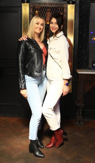 Pictured is Rachel Kearney and Ashalana Downes at Everleigh, the award winning club, bar and venue situated in The Dean Hotel, Harcourt Street for the official launch of the Summer Series at Everleigh with CÎROC Vodka. The Summer Series at Everleigh will see LIVE music and performances from Ireland's top entertainers throughout the summer, along with showcasing the latest CÎROC Vodka bottle experiences and bespoke cocktail menu. 