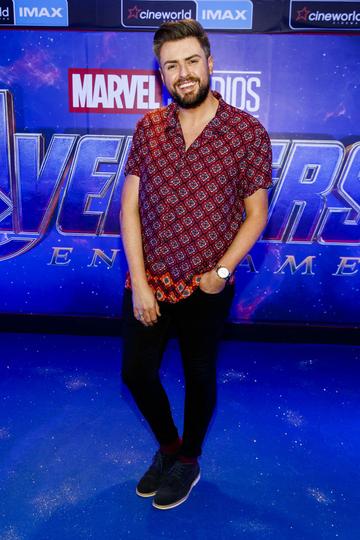 James Patrice pictured at the special preview screening of Marvel Studios' Avengers: Endgame at Cineworld Dublin. Picture by: Andres Poveda