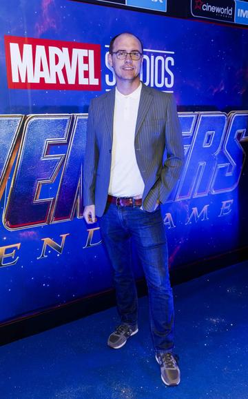 Brian Redmond pictured at the special preview screening of Marvel Studios' Avengers: Endgame at Cineworld Dublin. Picture by: Andres Poveda