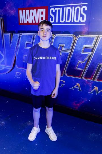 Nate Kelly pictured at the special preview screening of Marvel Studios' Avengers: Endgame at Cineworld Dublin. Picture by: Andres Poveda