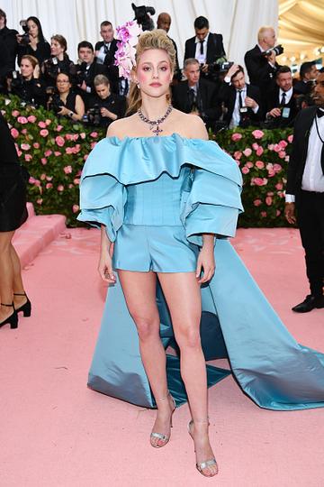 Lili Reinhart attends The 2019 Met Gala Celebrating Camp: Notes on Fashion at Metropolitan Museum of Art on May 06, 2019 in New York City. (Photo by Dimitrios Kambouris/Getty Images for The Met Museum/Vogue)