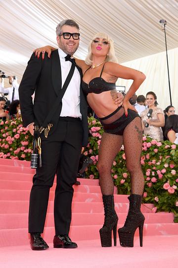 Brandon Maxwell and Lady Gaga attend The 2019 Met Gala Celebrating Camp: Notes on Fashion at Metropolitan Museum of Art on May 06, 2019 in New York City. (Photo by Kevin Mazur/MG19/Getty Images)