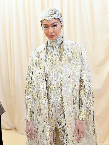 Gigi Hadid attends The 2019 Met Gala Celebrating Camp: Notes on Fashion at Metropolitan Museum of Art on May 06, 2019 in New York City. (Photo by Mike Coppola/MG19/Getty Images for The Met Museum/Vogue )