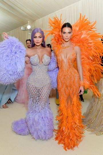 Kendall and Kylie Jenner attend The 2019 Met Gala Celebrating Camp: Notes on Fashion at Metropolitan Museum of Art on May 06, 2019 in New York City. (Photo by Mike Coppola/MG19/Getty Images for The Met Museum/Vogue )