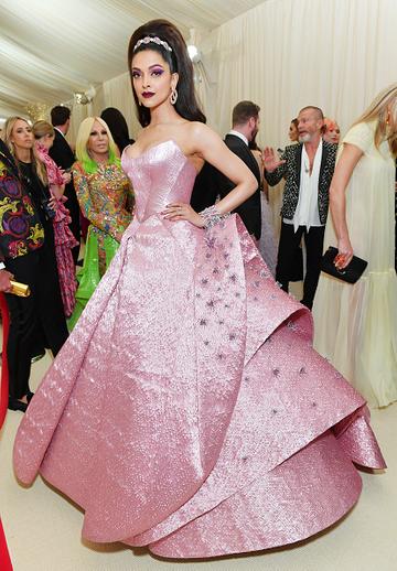 Deepika Padukone attends The 2019 Met Gala Celebrating Camp: Notes on Fashion at Metropolitan Museum of Art on May 06, 2019 in New York City. (Photo by Mike Coppola/MG19/Getty Images for The Met Museum/Vogue )