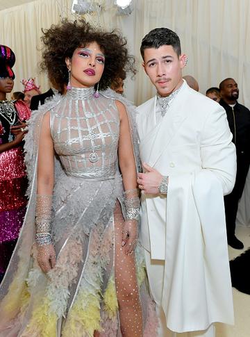 Nick Jonas and Priyanka Chopra attend The 2019 Met Gala Celebrating Camp: Notes on Fashion at Metropolitan Museum of Art on May 06, 2019 in New York City. (Photo by Mike Coppola/MG19/Getty Images for The Met Museum/Vogue )