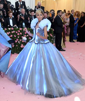 Zendaya arrives for the 2019 Met Gala celebrating Camp: Notes on Fashion at The Metropolitan Museum of Art on May 06, 2019 in New York City. (Photo by Karwai Tang/Getty Images)