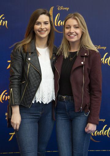 Lauren Dardis & Julie McCall pictured at the special preview screening of Disney’s ‘Aladdin’ at the Odeon Point Village. Photo: Anthony Woods