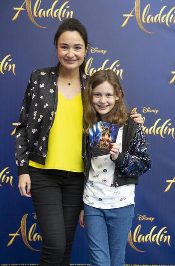 Lucy O’Driscoll Edge & Juliette O’Driscoll Brereton pictured at the special preview screening of Disney’s ‘Aladdin’ at the Odeon Point Village. Photo: Anthony Woods