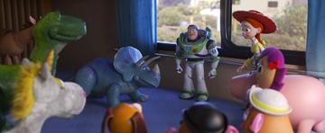 Tim Allen, Wallace Shawn, Blake Clark, and Kristen Schaal in <a href="https://entertainment.ie/cinema/movie-reviews/toy-story-4-394195/">Toy Story 4</a>