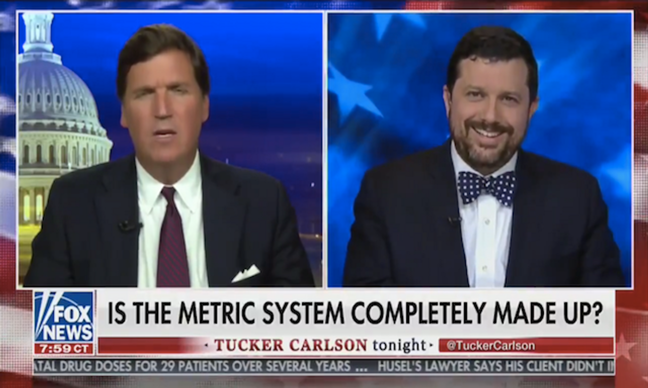 Yes, that viral clip of Fox News arguing about the metric system is real