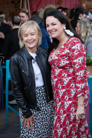 Anne Marie Fenton and Triona McCarthy at the SuperValu Gin Garden held at Opium Rooftop Garden, Dublin.